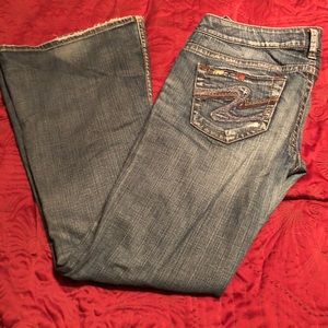 Like new Silver “Tuesday” Jeans 29x31